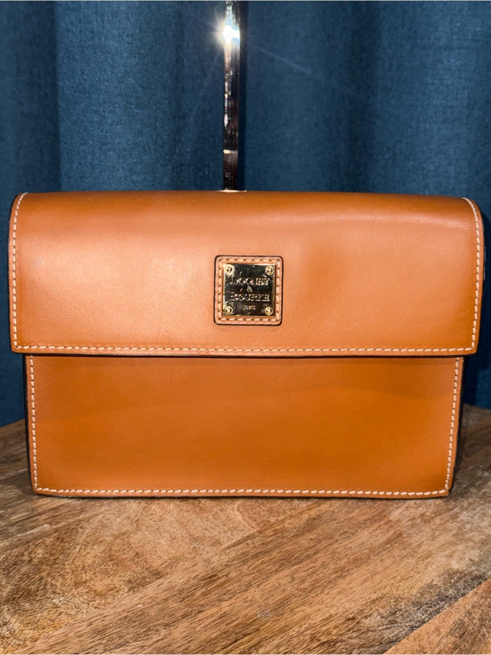 Dooney & Bourke Leather East West Flap Crossbody Bag